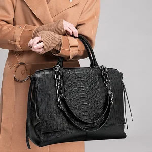 Luxury Leather Large Capacity Tote Bag