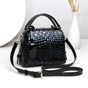Genuine Cowhide Leather Women Crossbody Bag
